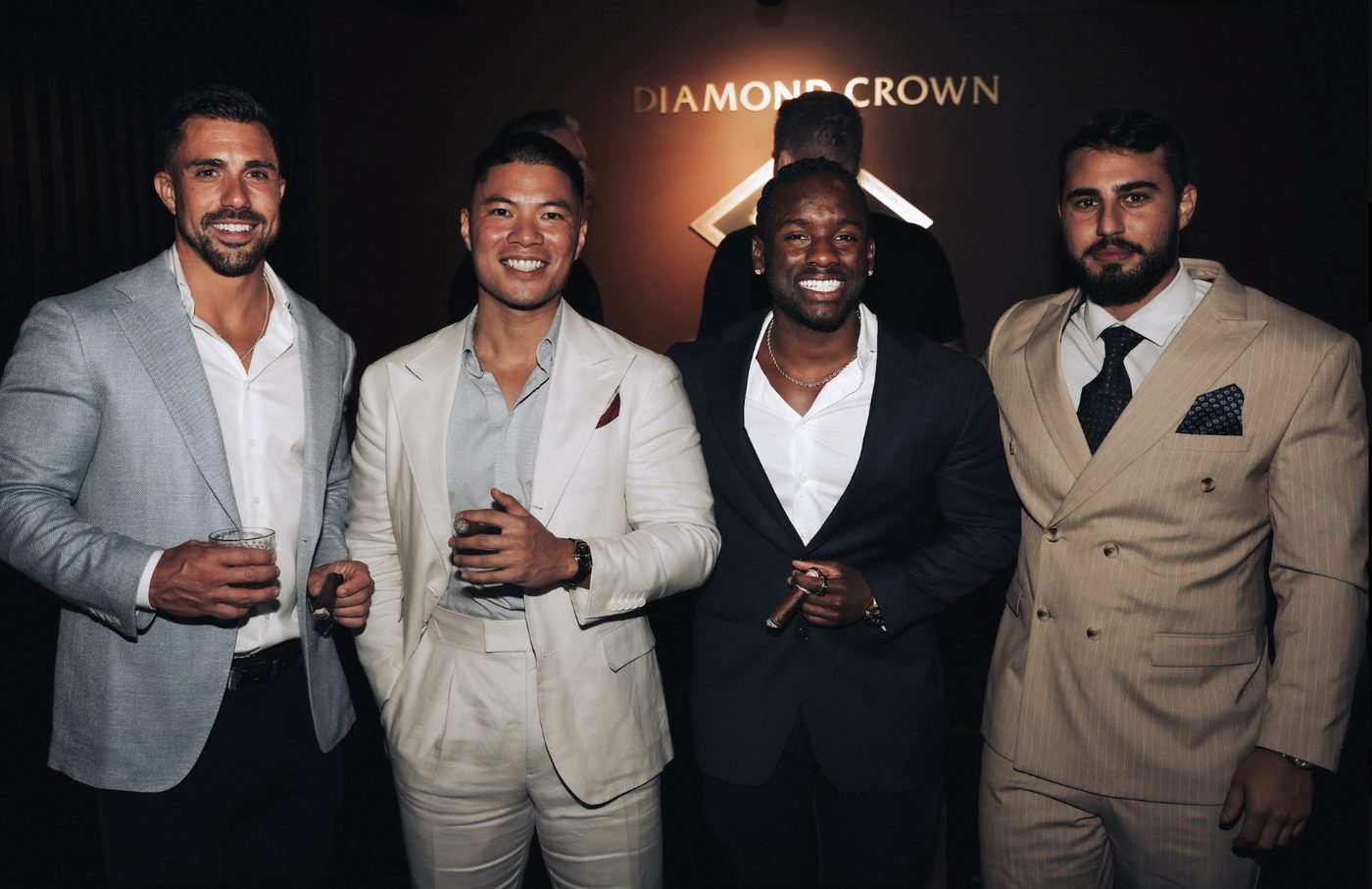 Four members at the Diamond Crown event